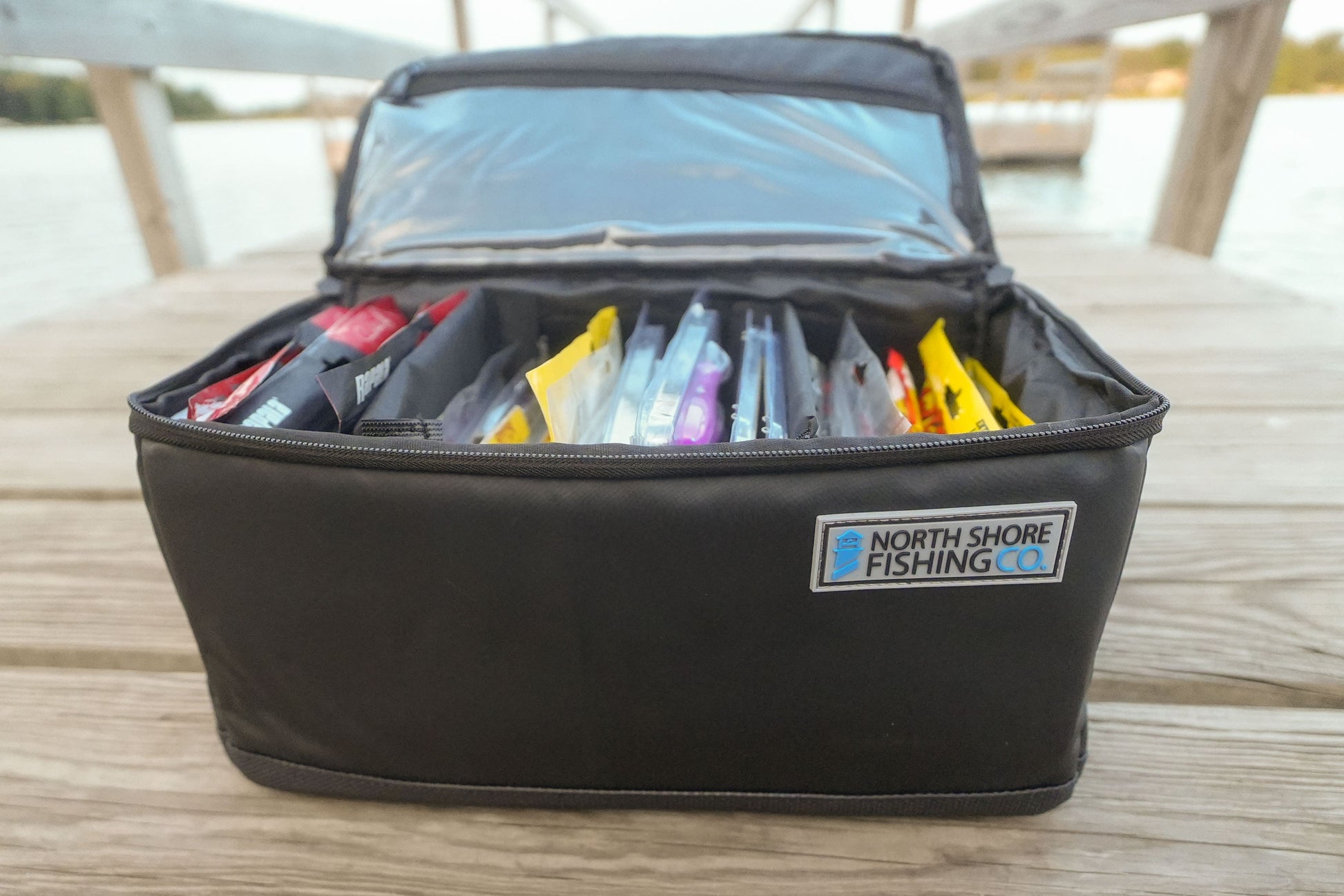 fishing soft tackle bags Medium Soft Plastics Tackle Bag – North Shore Fishing Company