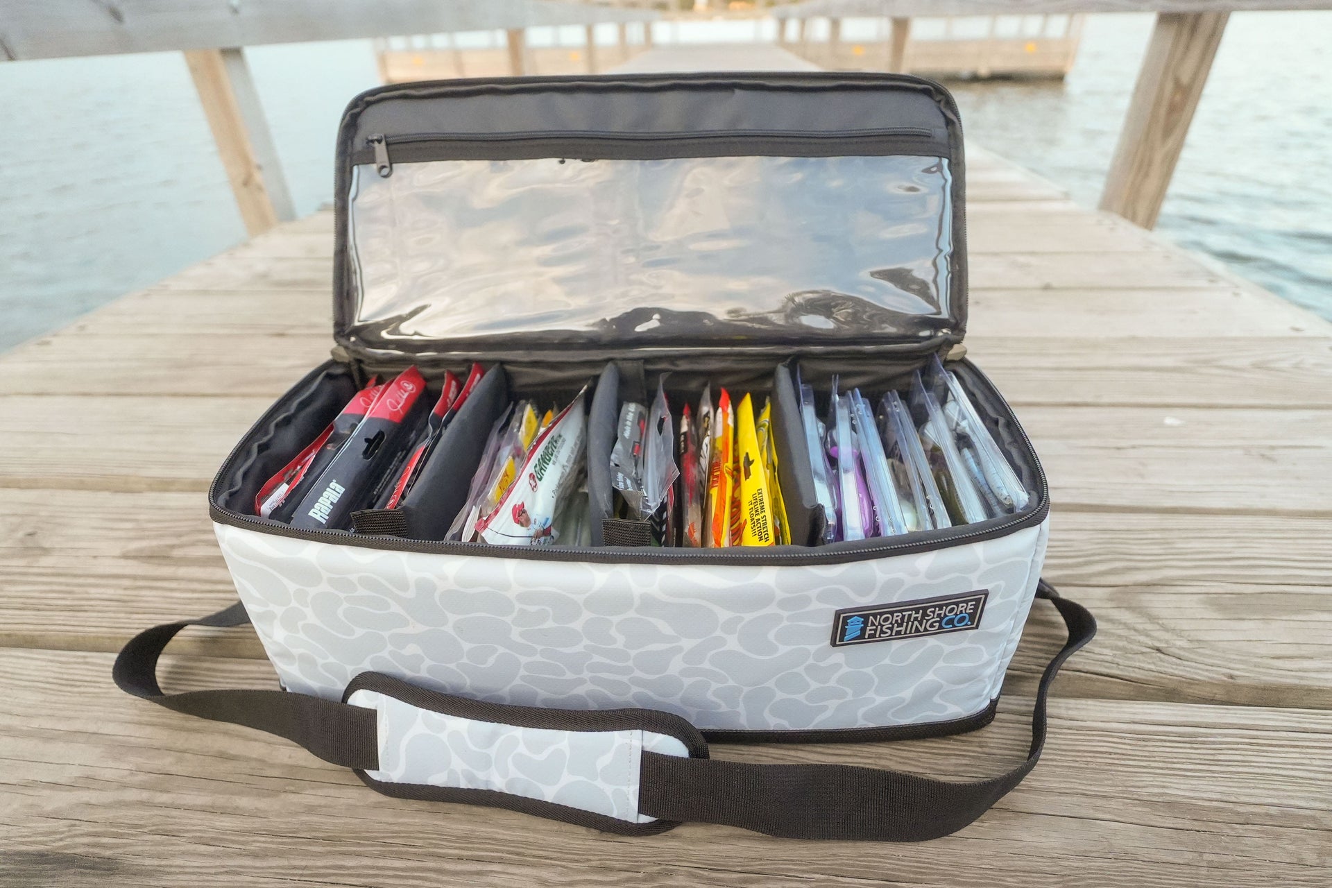 best soft sided tackle bags Large Soft Plastics Tackle Bag – North Shore Fishing Company